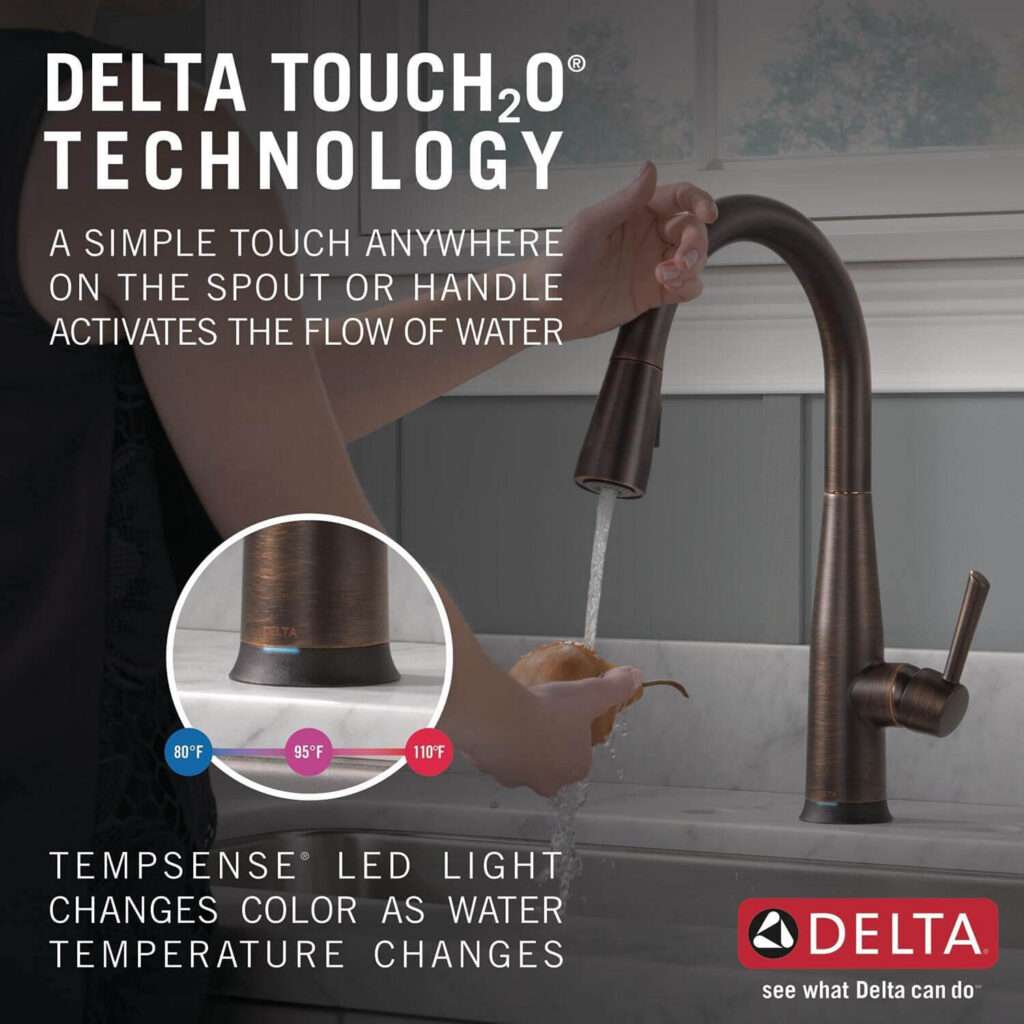delta bronze faucet