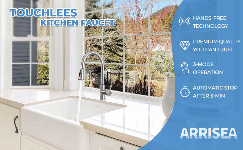 ARRISEA touchless kitchen faucet